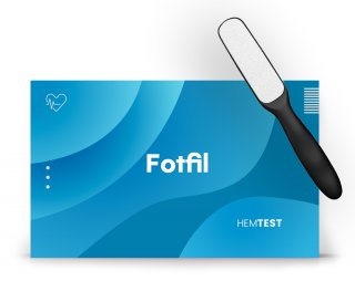 Fotfil med två sidor