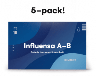 Influensatest A-B 5-pack
