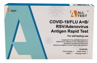 COVID-19 / Flu A+B / RSV / Adenovirus Combo Test 5-in-1 for Home Use