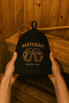 Bastumössa "BASTUBÄRS" – Premium & Ekologisk