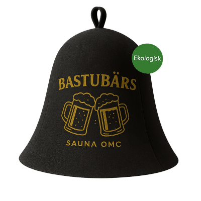 Bastumössa "BASTUBÄRS" – Premium & Ekologisk