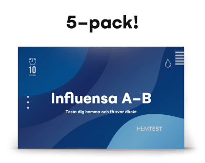 Influensatest A-B 5-pack