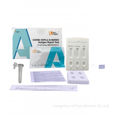 COVID-19 / Flu A+B / RSV Combo Test (4-in-1) for Home Use